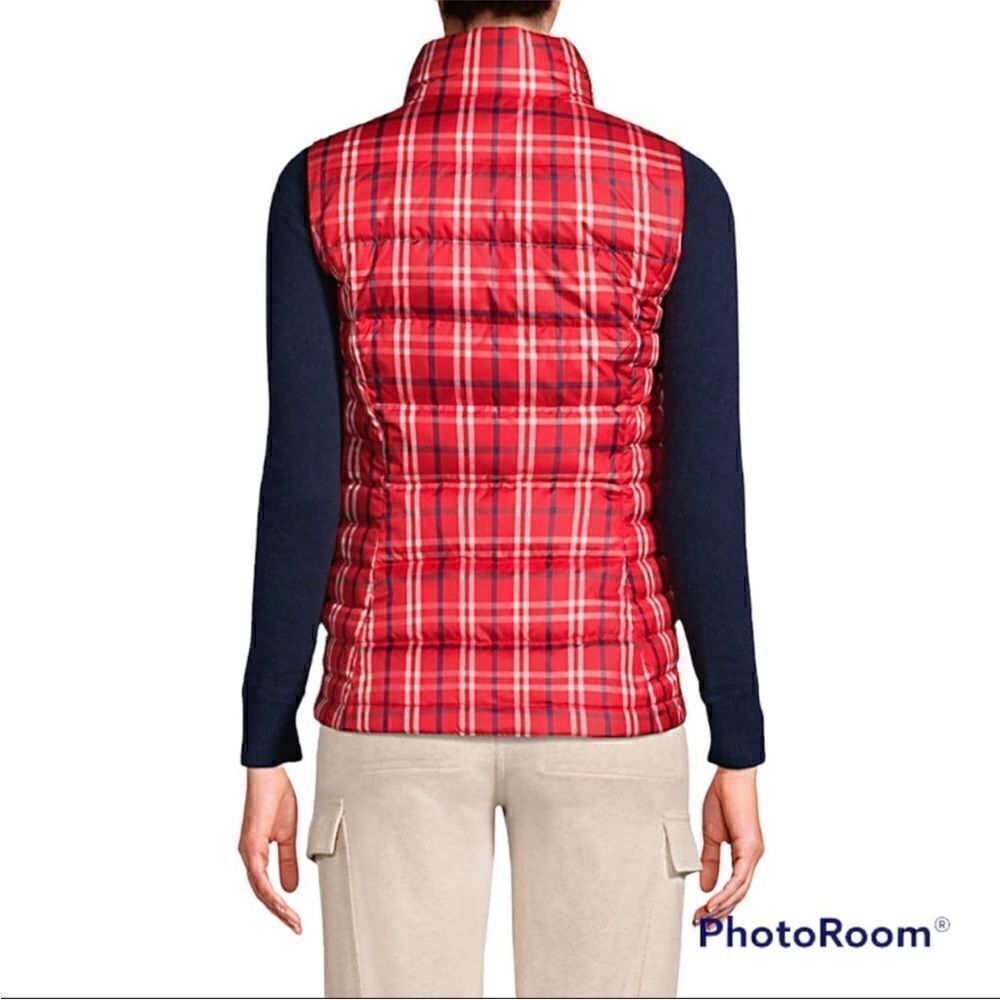 Land’s End Women 600 Down Puffer Vest Size L - Picture 6 of 10